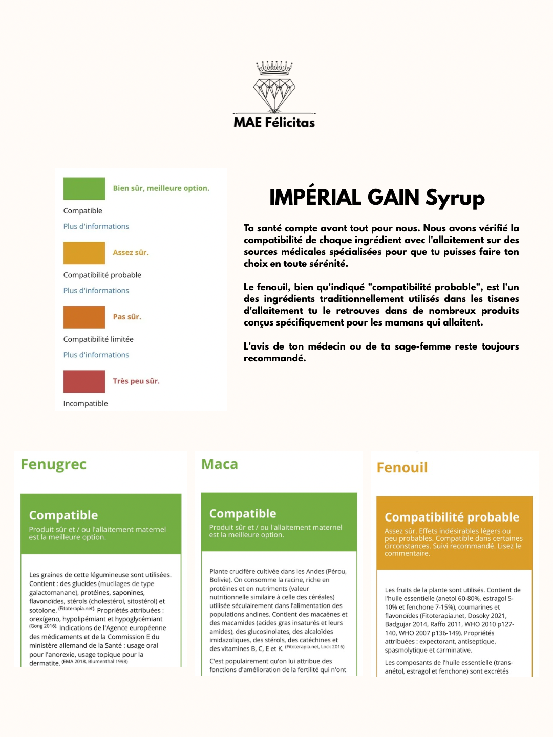 IMPÉRIAL GAIN SIROP 250 ml