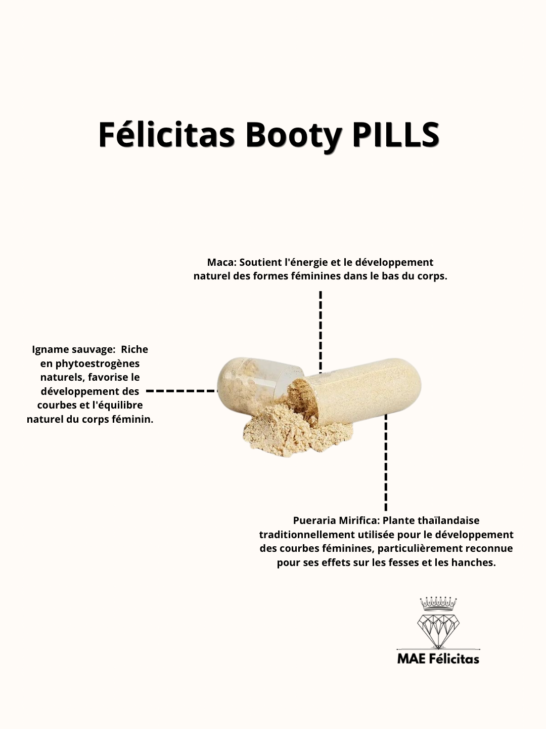 FÉLICITAS BOOTY PILLS 60 gélules
