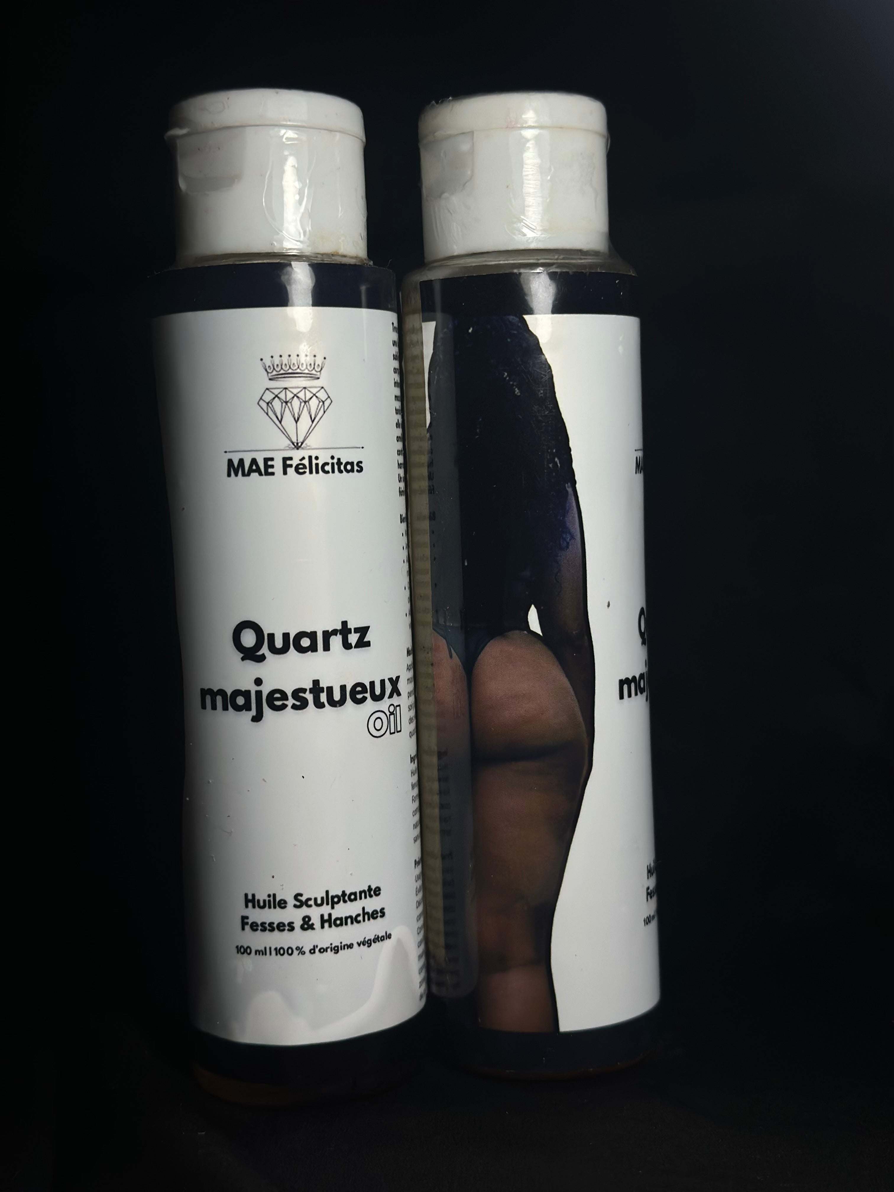 QUARTZ MAJESTUEUX  Huile Fesses & Hanches I 100 ml