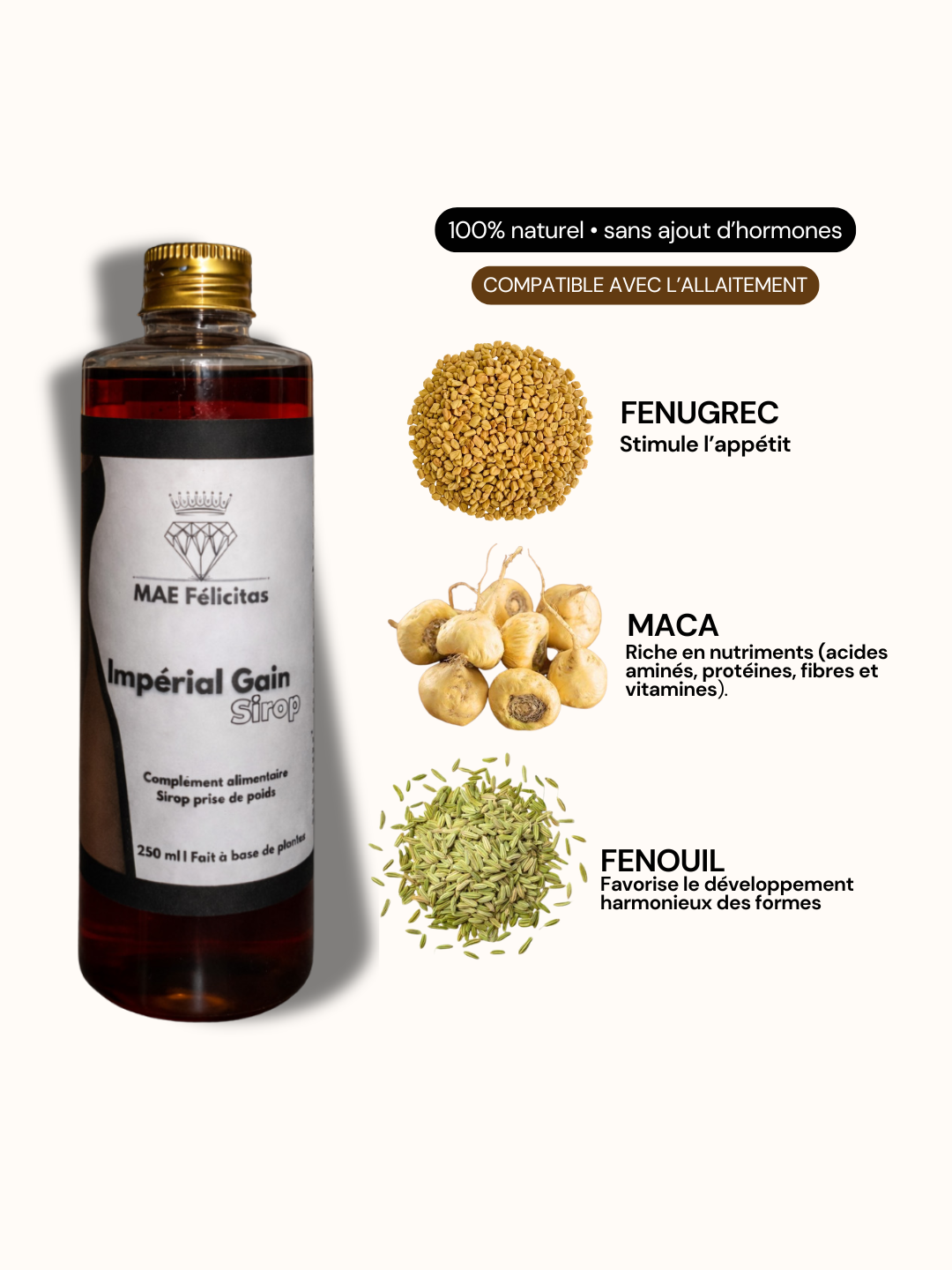 IMPÉRIAL GAIN SIROP 250 ml